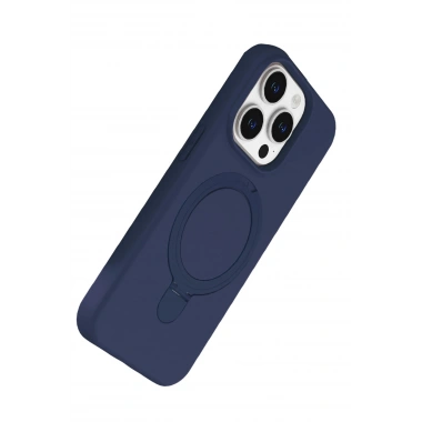 Mey İthalat®   iPhone 14 Pro Max Regal Magsafe Standlı Kapak - Lacivert