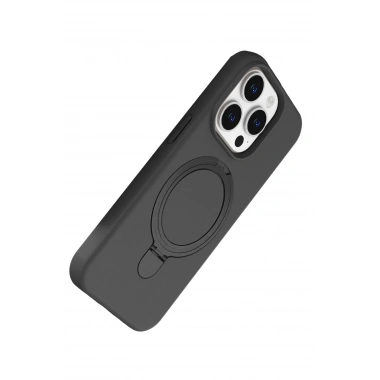 Mey İthalat®   iPhone 14 Pro Max Regal Magsafe Standlı Kapak - Titan Gri