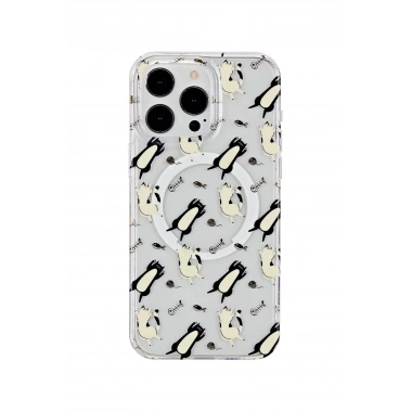 Mey İthalat®  iPhone 14 Pro Max Tanya Magsafe Kapak - Desen 4