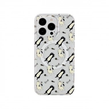 Mey İthalat®  iPhone 14 Pro Max Tanya Magsafe Kapak - Desen 4