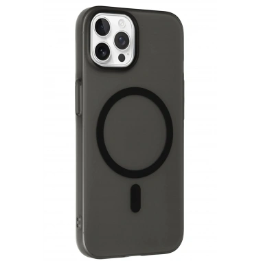 Mey İthalat®  iPhone 14 Pro Tuna PC Slim Magsafe Kapak - Siyah
