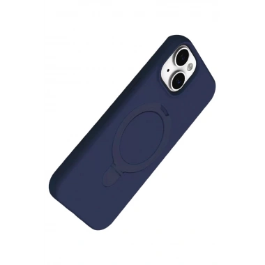 Mey İthalat®   iPhone 14 Regal Magsafe Standlı Kapak - Lacivert