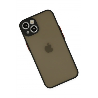 Mey İthalat®   iPhone 15 Kılıf Montreal Silikon Kapak - Siyah
