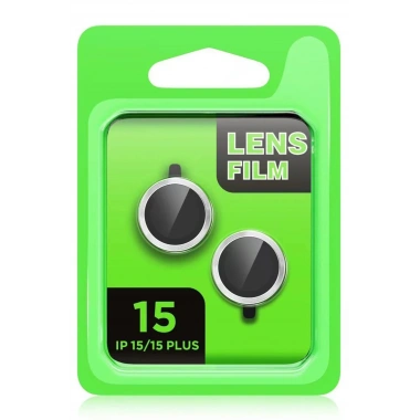 Mey İthalat® iPhone 15 Plus Raze Metal Kamera Lens - Yeşil