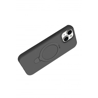 Mey İthalat®   iPhone 15 Plus Regal Magsafe Standlı Kapak - Titan Gri