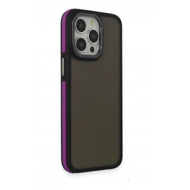 Mey İthalat® iPhone 15 Pro Harvel Kapak - Derin Mor