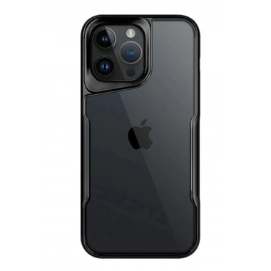Mey İthalat®  iPhone 15 Pro Kılıf Boyi Silikon Kapak - Siyah