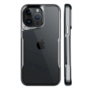 Mey İthalat®  iPhone 15 Pro Kılıf Boyi Silikon Kapak - Titan Gri
