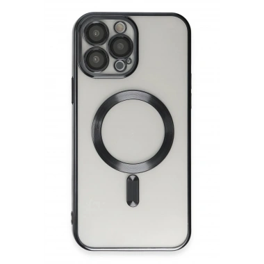 Mey İthalat®  iPhone 15 Pro Kılıf Kross Magneticsafe Kapak - Siyah