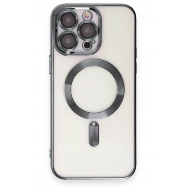 Mey İthalat®  iPhone 15 Pro Kılıf Kross Magneticsafe Kapak - Titan Gri