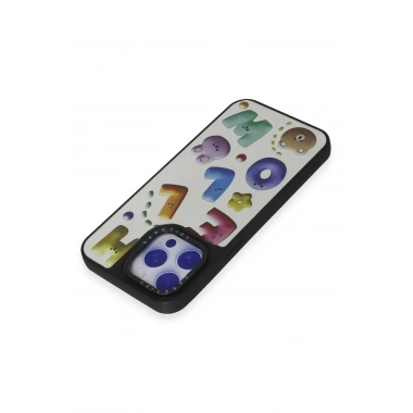 Mey İthalat®  iPhone 15 Pro Kılıf Mirror Desenli Kapak - Mirror - 15