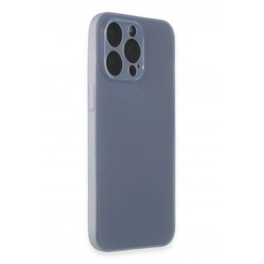 Mey İthalat®  iPhone 15 Pro Kılıf Puma Silikon - Mavi