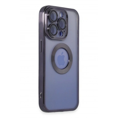 Mey İthalat® iPhone 15 Pro Kılıf Slot Silikon - Mor