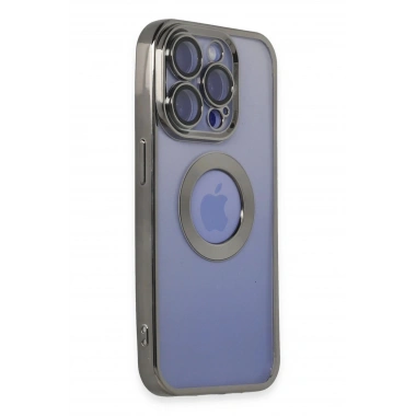 Mey İthalat® iPhone 15 Pro Kılıf Slot Silikon - Titan Gri