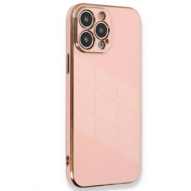 Mey İthalat®  iPhone 15 Pro Kılıf Volet Silikon - Pembe