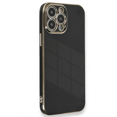 Mey İthalat®  iPhone 15 Pro Kılıf Volet Silikon - Siyah