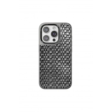Mey İthalat®  iPhone 15 Pro Max Brand Kapak - Gümüş