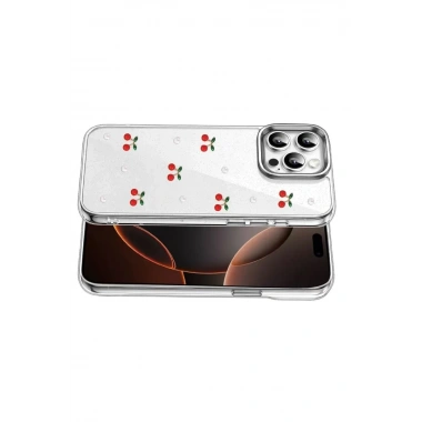 Mey İthalat®   iPhone 15 Pro Max Fiyonk Desenli Kapak - Desen 9