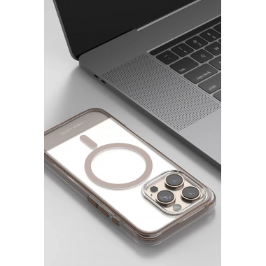 Mey İthalat®   iPhone 15 Pro Max Hulk Magsafe Kapak - Titan Gri