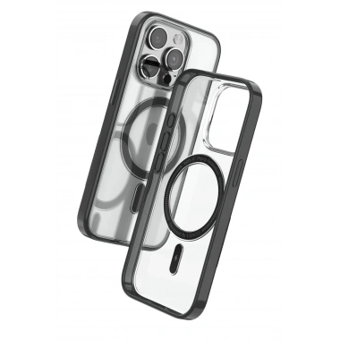 Mey İthalat®   iPhone 15 Pro Max Joly Magsafe Kapak - Siyah