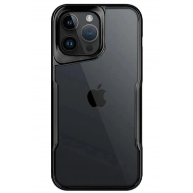 Mey İthalat®  iPhone 15 Pro Max Kılıf Boyi Silikon Kapak - Siyah