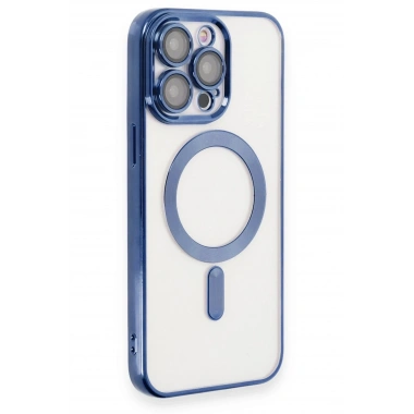 Mey İthalat®  iPhone 15 Pro Max Kılıf Kross Magneticsafe Kapak - Lacivert