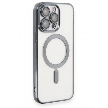 Mey İthalat®  iPhone 15 Pro Max Kılıf Kross Magneticsafe Kapak - Titan Gri