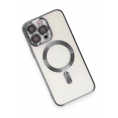 Mey İthalat®  iPhone 15 Pro Max Kılıf Kross Magneticsafe Kapak - Titan Gri