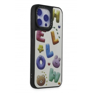 Mey İthalat®  iPhone 15 Pro Max Kılıf Mirror Desenli Kapak - Mirror - 15