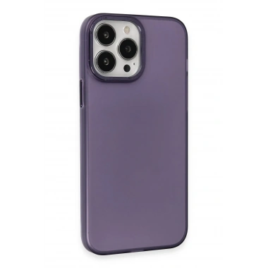 Mey İthalat® iPhone 15 Pro Max Kılıf Modos Metal Kapak - Derin Mor