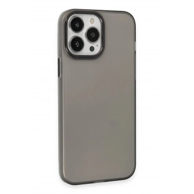 Mey İthalat®  iPhone 15 Pro Max Kılıf Modos Metal Kapak - Siyah