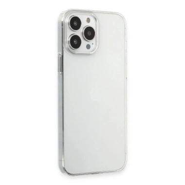 Mey İthalat® iPhone 15 Pro Max Kılıf Pc Sert Şeffaf Kapak - Şeffaf
