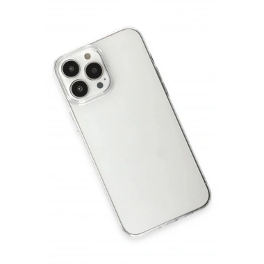 Mey İthalat® iPhone 15 Pro Max Kılıf Pc Sert Şeffaf Kapak - Şeffaf