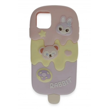 Mey İthalat®  iPhone 15 Pro Max Kılıf Poky Karakter Silikon Kapak - Desen 11