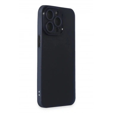 Mey İthalat®  iPhone 15 Pro Max Kılıf Puma Silikon - Lacivert