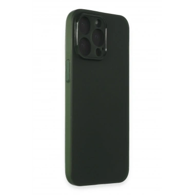 Mey İthalat®  iPhone 15 Pro Max Kılıf Puma Silikon - Yeşil