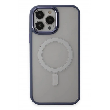 Mey İthalat® iPhone 15 Pro Max Kılıf Room Magneticsafe Silikon - Sierra Blue
