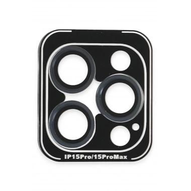 Mey İthalat®  iPhone 15 Pro Max PVD Metal Kamera Lens - Lacivert