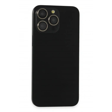 Mey İthalat®  iPhone 15 Pro Max PVD Metal Kamera Lens - Lacivert