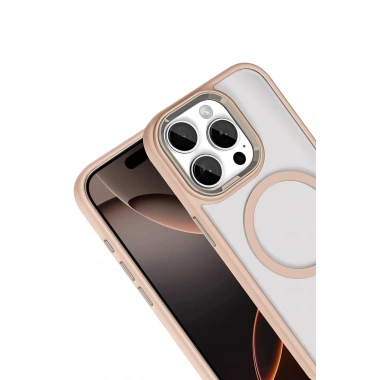 Mey İthalat®   iPhone 15 Pro Max Terea Magsafe Kapak - Gold