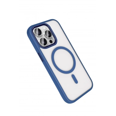 Mey İthalat®   iPhone 15 Pro Max Terea Magsafe Kapak - Lacivert