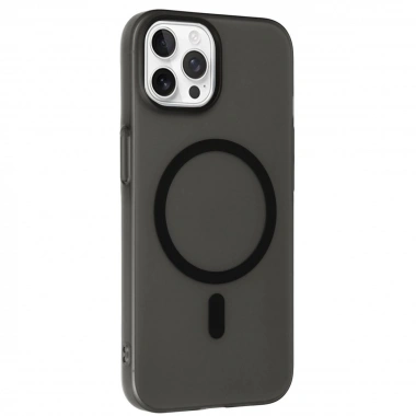 Mey İthalat®  iPhone 15 Pro Max Tuna PC Slim Magsafe Kapak - Siyah