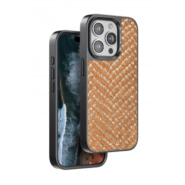 Mey İthalat®  iPhone 15 Pro Max Viper Kapak - Kahverengi