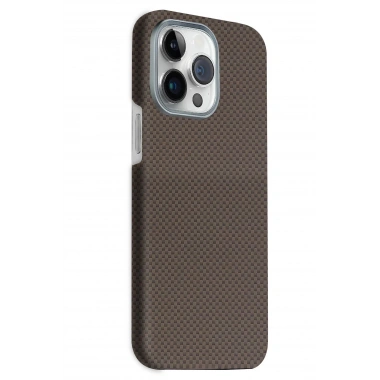 Mey İthalat®   iPhone 15 Pro Max Volt Magsafe Kapak - Kahverengi