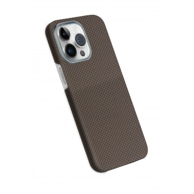 Mey İthalat®   iPhone 15 Pro Max Volt Magsafe Kapak - Kahverengi