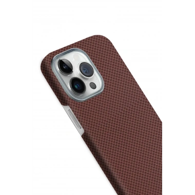 Mey İthalat®   iPhone 15 Pro Max Volt Magsafe Kapak - Kırmızı