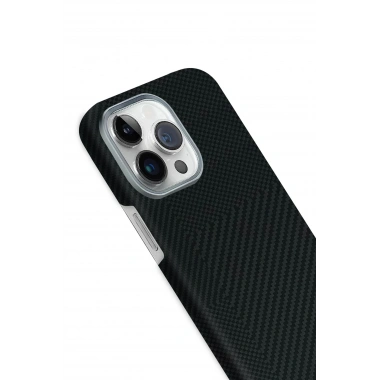 Mey İthalat®   iPhone 15 Pro Max Volt Magsafe Kapak - Siyah