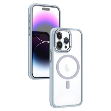 Mey İthalat® iPhone 15 Pro Max Winner Magsafe Kapak - Gri
