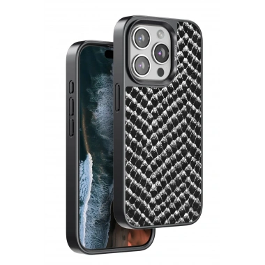Mey İthalat®  iPhone 15 Pro Viper Kapak - Siyah