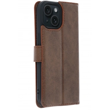 Mey İthalat®   iPhone 15 Trend S Plus Kapaklı Kılıf - Taba